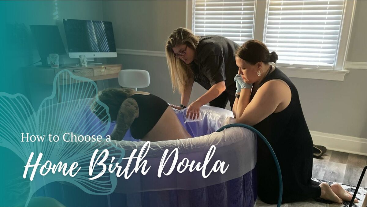 A water birth with Tam, Mid-wife, and mama